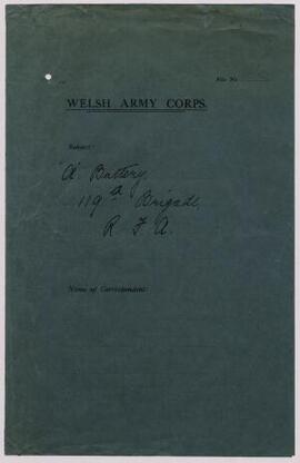 Imprest accounts and weekly progress report of clothing, April-Aug. 1915; clothing correspondence...