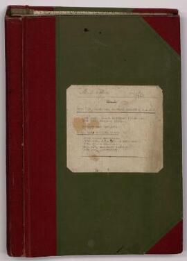 Ledger No. 3. Accounts, 38th Division Pioneers, Mounted Troops and Royal Army Medical Corps. nd.
