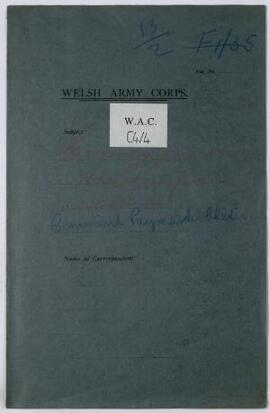 Correspondence, April-Aug. 1915, of Command Paymaster, Chester, relating to equipment,