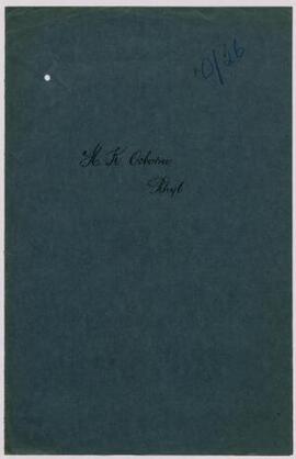 H. K. Osborne, Rhyl, May-Nov,