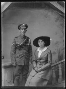 [Lance corporal, Army Service Corps and his wife]