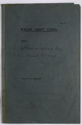 14Th Reserve Infantry Brigade: summary of weekly duty states,