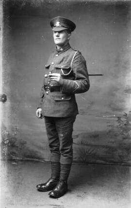 [Soldier, Welsh Regiment with good-conduct stripe]
