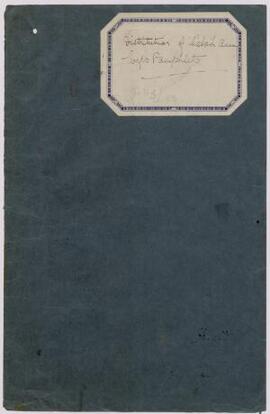 Correspondence, Sept. 1914-Feb. 1915, re the distribution of Welsh Army Corps pamphlets. 1914-15,