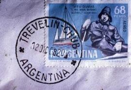 [Argentinian stamp postmarked Trevelin]
