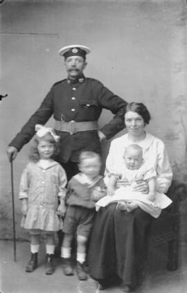 [Soldier with his Family]