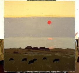 [Cattle at Sunset]