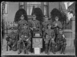 [Llandilo Company of the 6th Battalion Welsh Regiment, Winners of the Battalion Trophy, Penally 1...