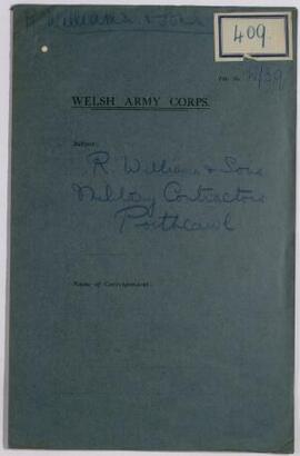 R. Williams & Sons, Military Contractors, Porthcawl, Feb,