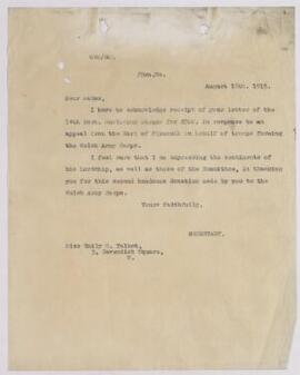 Serial Copy Memoranda, 16 Aug.-8 Sept. 1915,