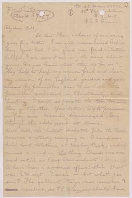 Letters from Alfred Edwin Morris to Bill Gibbs,